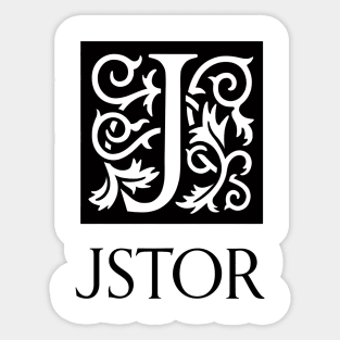 JSTOR Black Sticker